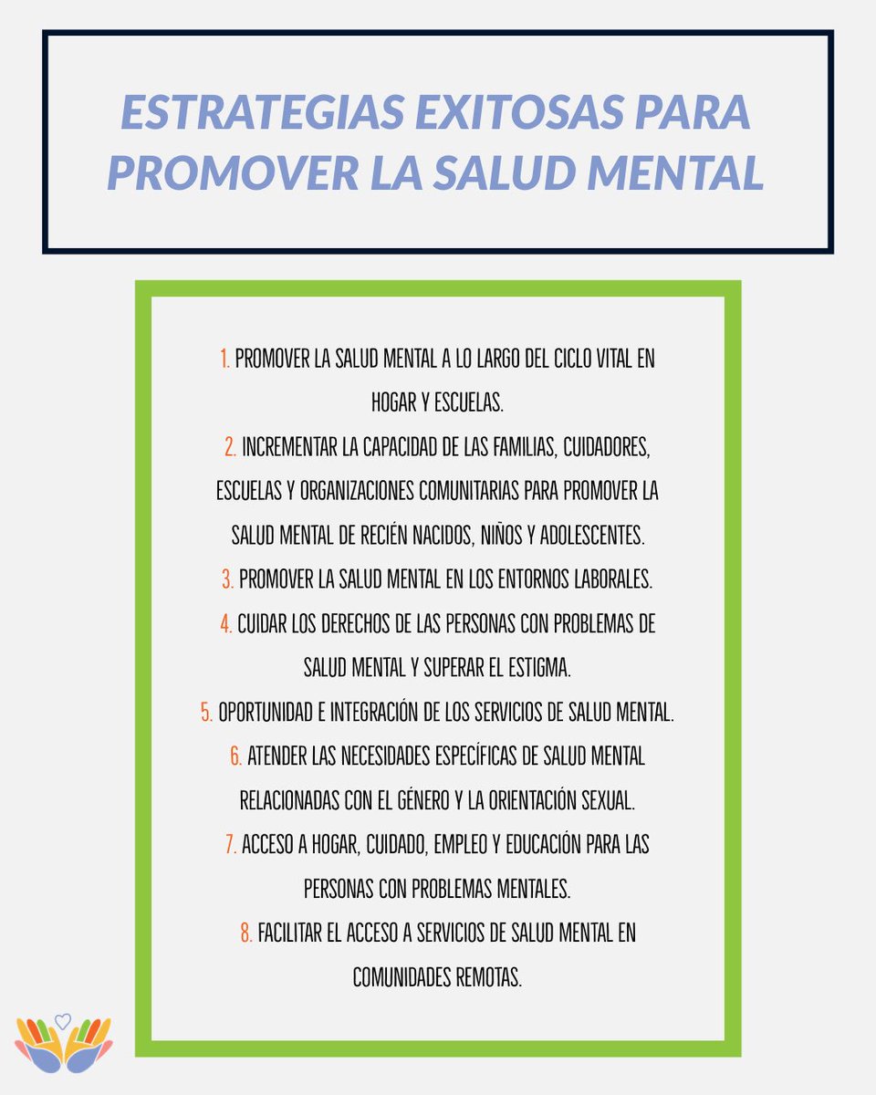funsamecolombia's tweet photo. 💡¿Ya conocías estás estrategias para promover la salud mental? ¿Conoces otras? 📝Cuéntanos 👇🏽 #FUNSAME https://t.co/KWU2WSGF5b