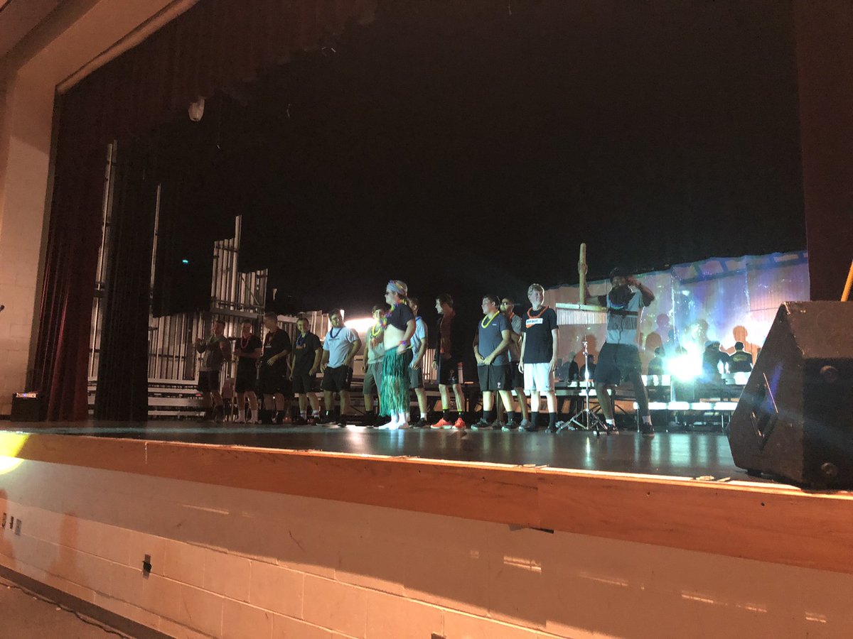 Great job by <a href="/LHS_TigerFB/">Loveland Tiger Football</a> players in the First Annual Tiger Talent Show! So many great moments and impersonations! #BeGreat #DefendTheLand