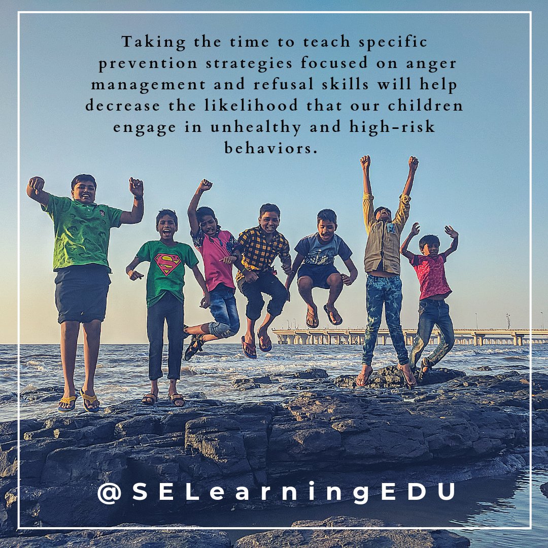 SELearningEDU's tweet image. #SEL #prevention #buildskills