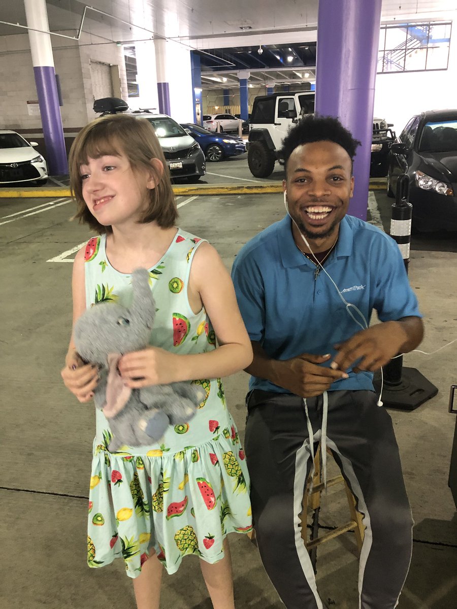 tritohelp's tweet photo. Addie just gave her favorite Towson mall valet manager Zion, his favorite Chick-fil-A nuggets and barbecue sauce!!  We always like to #tritohelp everyone!! https://t.co/epidL4slbt