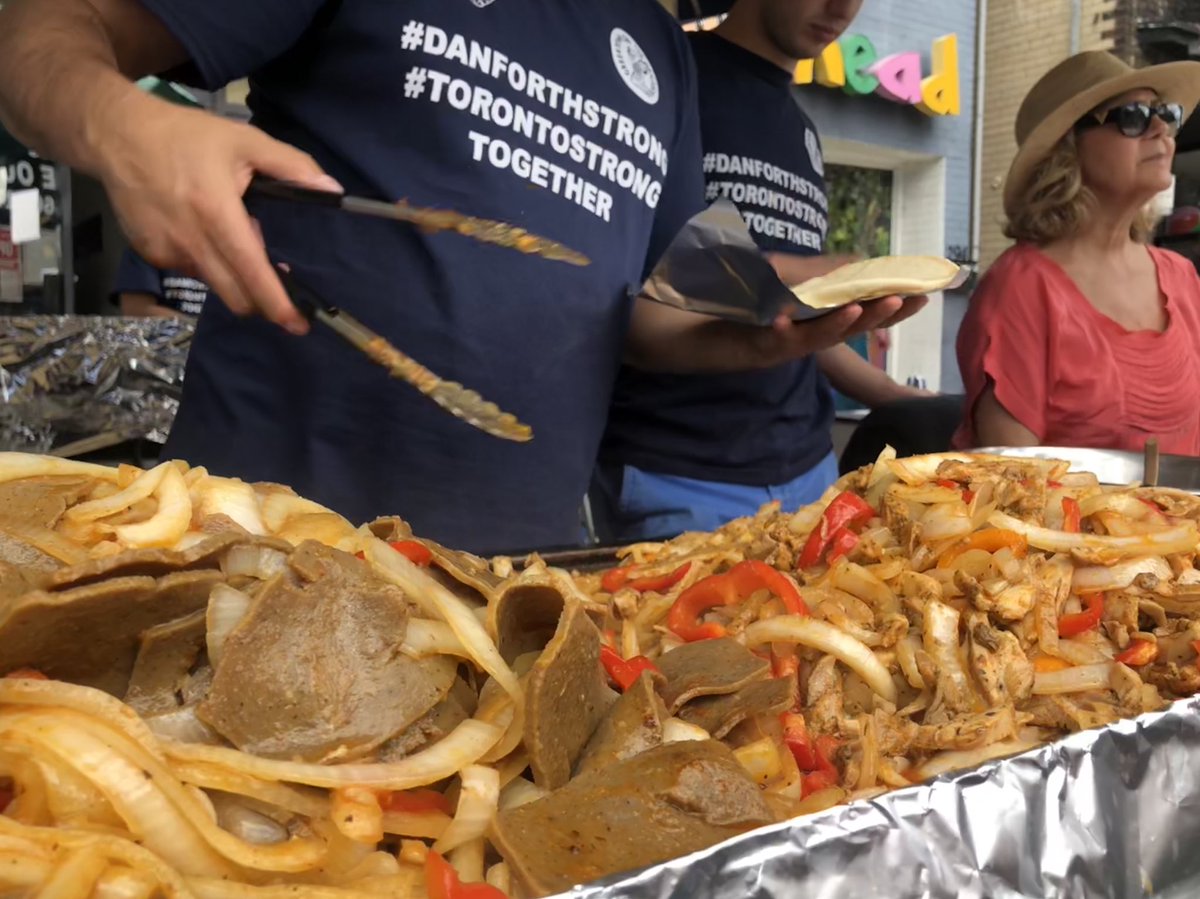 FarrahMerali's tweet image. Super tough day on the job. 😂#TasteOfTheDanforth