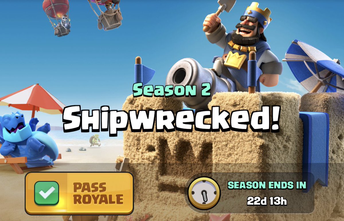 Better late than never?! Giving away 20 season passes!!! (20 x $5 PayPal)

To enter:
✅ Follow me
✅ Retweet this 
✅ Be awesome 😎 

Bonus:
✅ Follow me on Instagram: clash_with_ash

⚠️ If you don’t have PayPal and you win I’ll donate the money to a charity of your choice