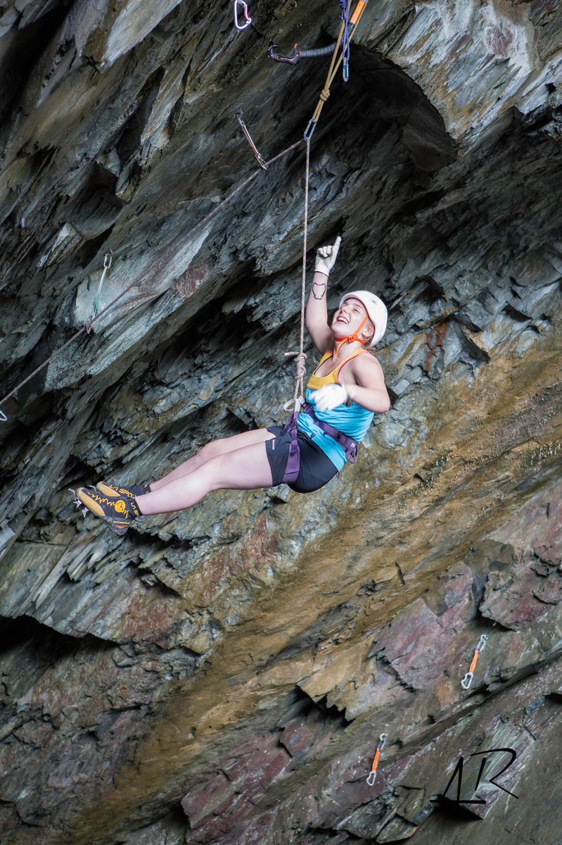 Some pictures of me climbing and topping on Fast and Furious M10, from our recent trip to Newtyle Quarry. Thankyou to my amazing photographer Andrew Rutherford 📸⛏😝 #drytooing #thisgirlcan <a href="/lyonequipment/">Lyon Equipment</a> <a href="/Petzl/">Petzl</a> <a href="/lasportivatwitt/">La Sportiva</a> @MONTANEuk <a href="/ThisGirlCanUK/">This Girl Can</a> <a href="/tgcclimb/">#ThisGirlCanClimb</a>