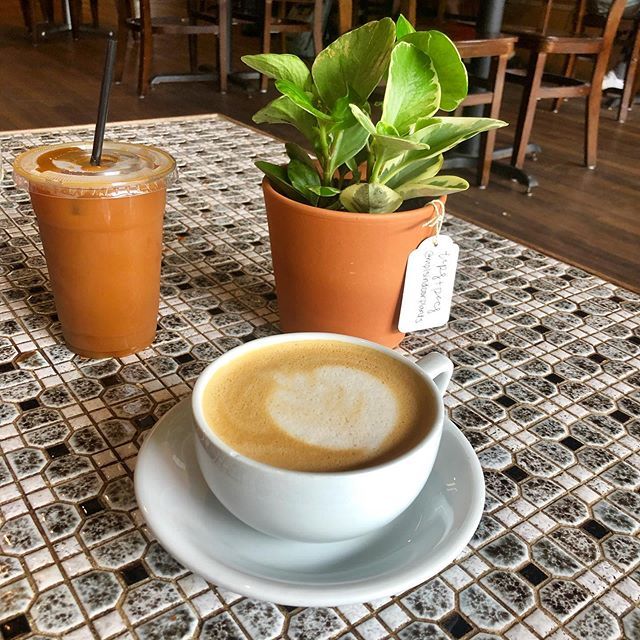 RylieMoore's tweet photo. Thanks for the great coffee, @cornercoffeecamden! 
And thanks for the even better friendship and conversation @whit.size! 🧡 https://t.co/XlAhCPHnH6 https://t.co/8PWRDef07k