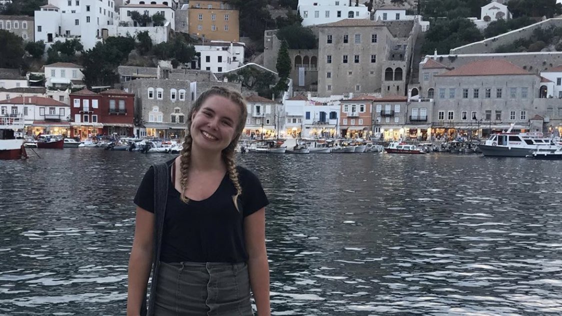 phisigmapiunc's tweet photo. Cecilia, a member of our newest Beta Iota class has been making her way across Europe this summer! First, she travelled to Paris to visit her best friend from high school, and then went back to Greece where she has family roots 🇬🇷 #PhiSigSummer https://t.co/XMFhZ1OjOt