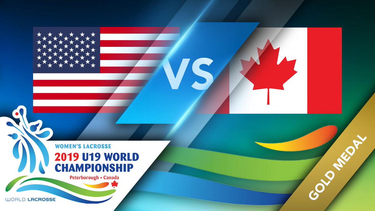 LIVE NOW on LSN: @USAWLax 🇺🇸 vs <a href="/CanadaU19WLax/">Canada U19 Women's Lacrosse</a> Gold Medal Game of @worldlaxsport @2019u19wclax leading up to first draw at 3pm ET WATCH: laxsn.com or the LSN app: bit.ly/2JoEgJE