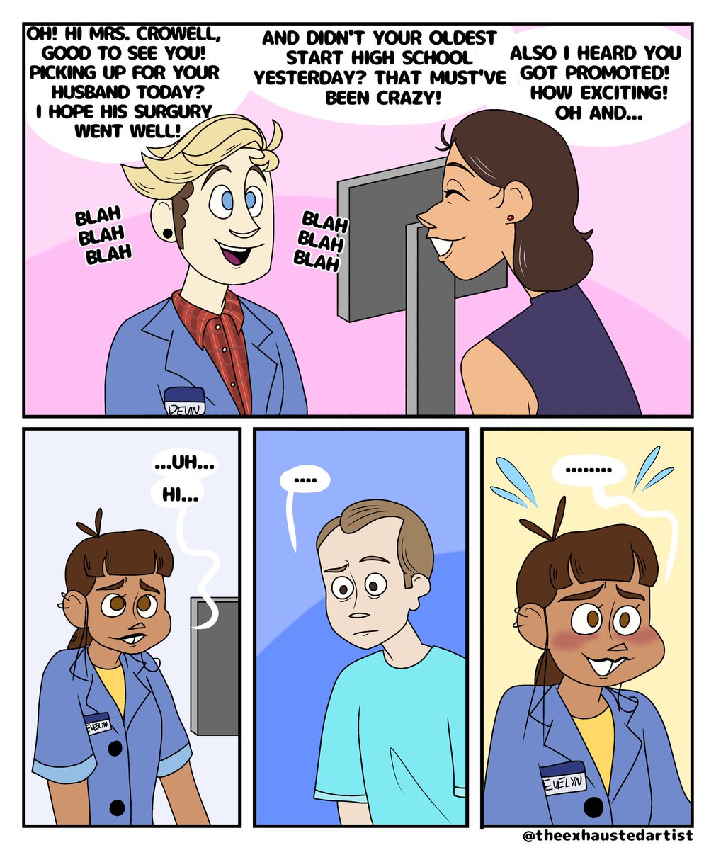 Leotoad_Art's tweet photo. Part 1
💊💊💊
#pharmacy #pharmacomics #pharmacytech #pharmacist #pharmacylife #comicstrip #comicbites #comicpage #webseries #webtoon #webcomic #comicpanel #cartoon #comiccharacter https://t.co/wQ5pZojqxs