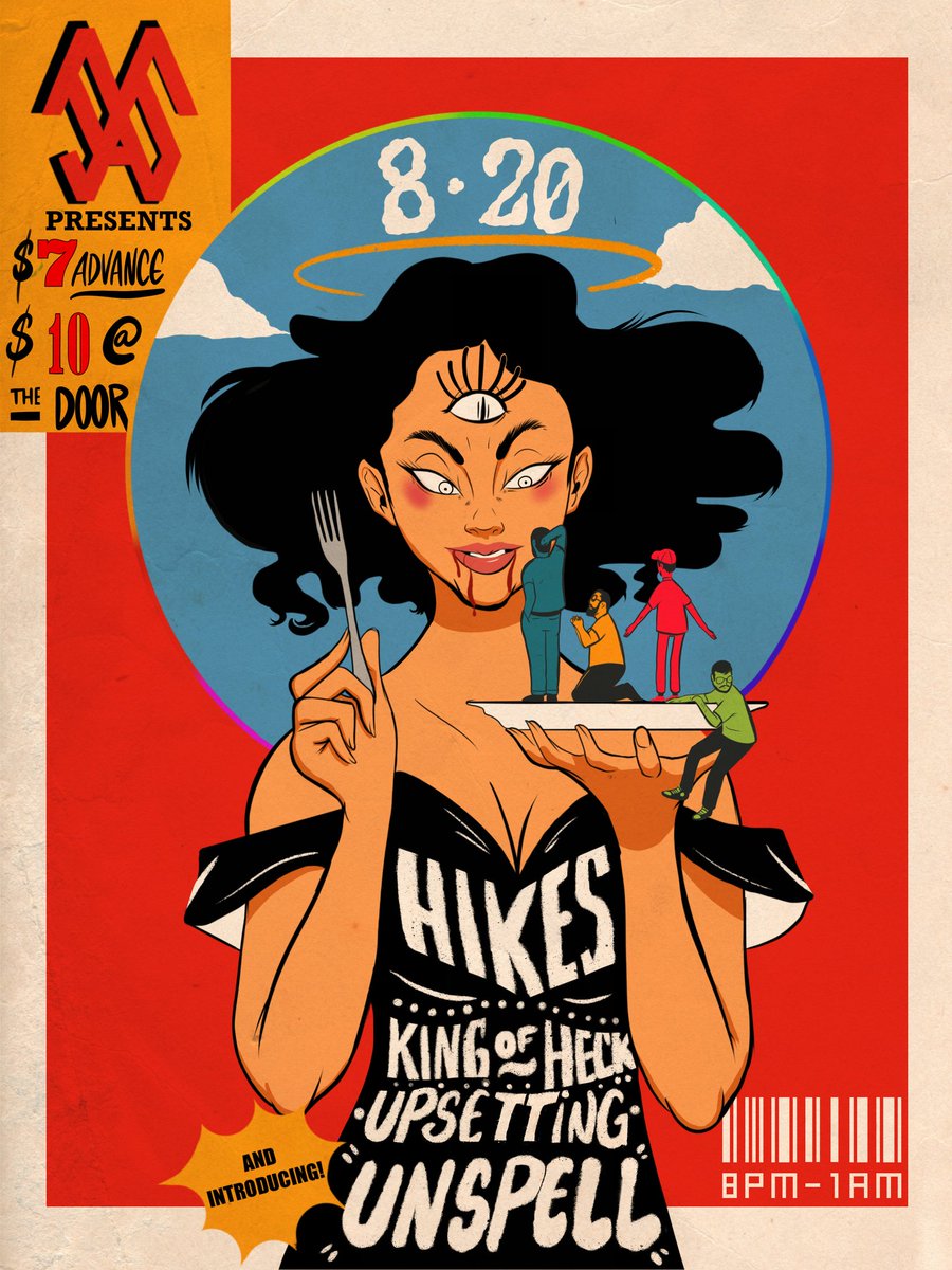 Our first show is on August 20th at <a href="/MainAtSouthside/">Main at Southside</a> with <a href="/hikesmusic/">Hikes</a> #kingofheck and #upsetting 
Its gonna get rowdy so bring your crew!!!