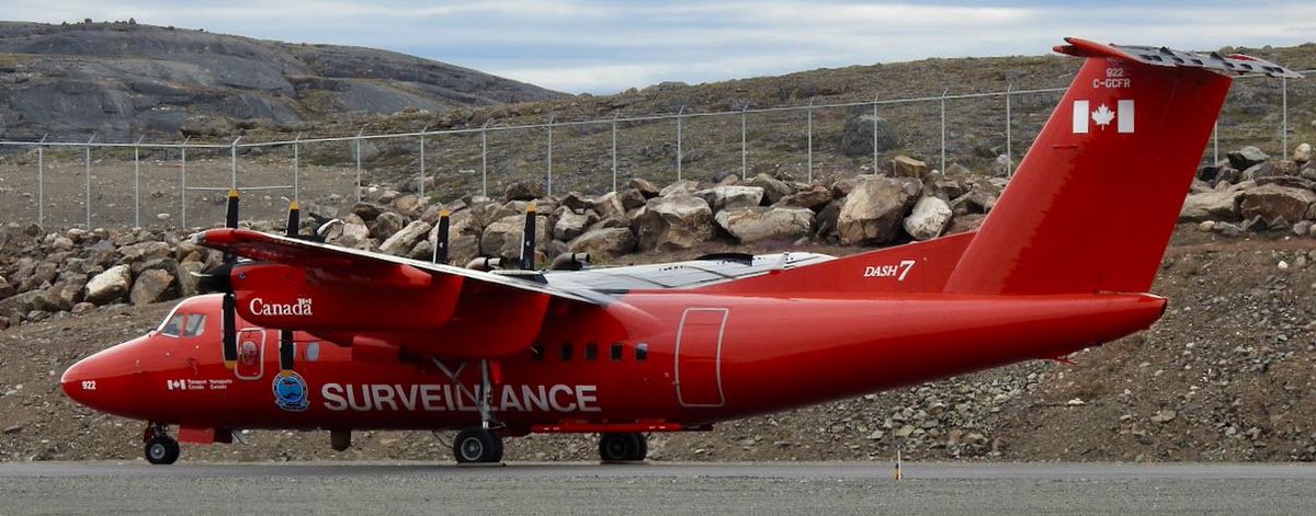 FrankReardon1's tweet photo. The #DeHavilland Canada #DHC7-102 922 #Dash7 #CGCFR in #Iqaluit #Nunavut on AUG.9.2019 #naspcrew #YFBSpotters #AVGEEKS https://t.co/4IlfWgAl0s