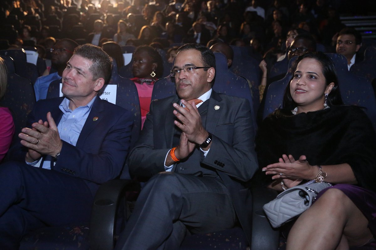 Safaricom Chief Finance Officer Sateesh kamath was present at the #IndianFilmFestivalKe launch.