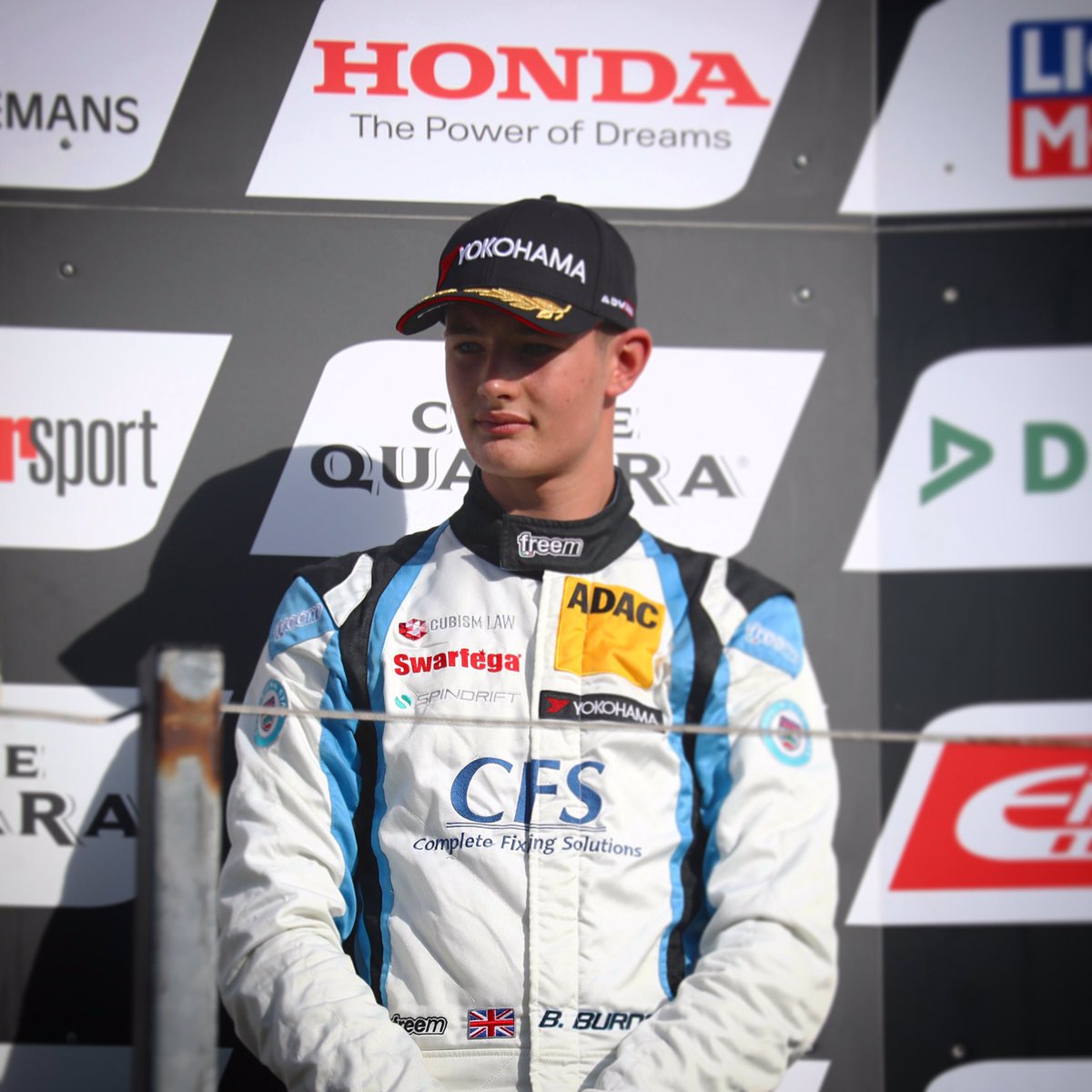 BradleyBurns06's tweet photo. Tough race but we got the Junior Class win! Making a few setup changes so we’re looking forward to Race 2 tomorrow!
.
.
.
.
.
#BB06 #PyroMotorsport #BRDCRisingStars #TCRGermany #Zandvoort https://t.co/wuztp5MjLG