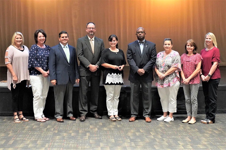 More of our 20 year service pin recipients. Great group of educators!!!