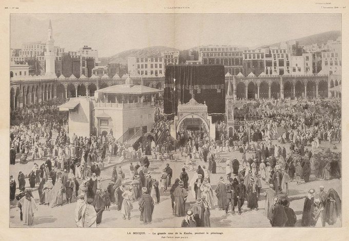 صورة نادرة للحج بمك عام 1900