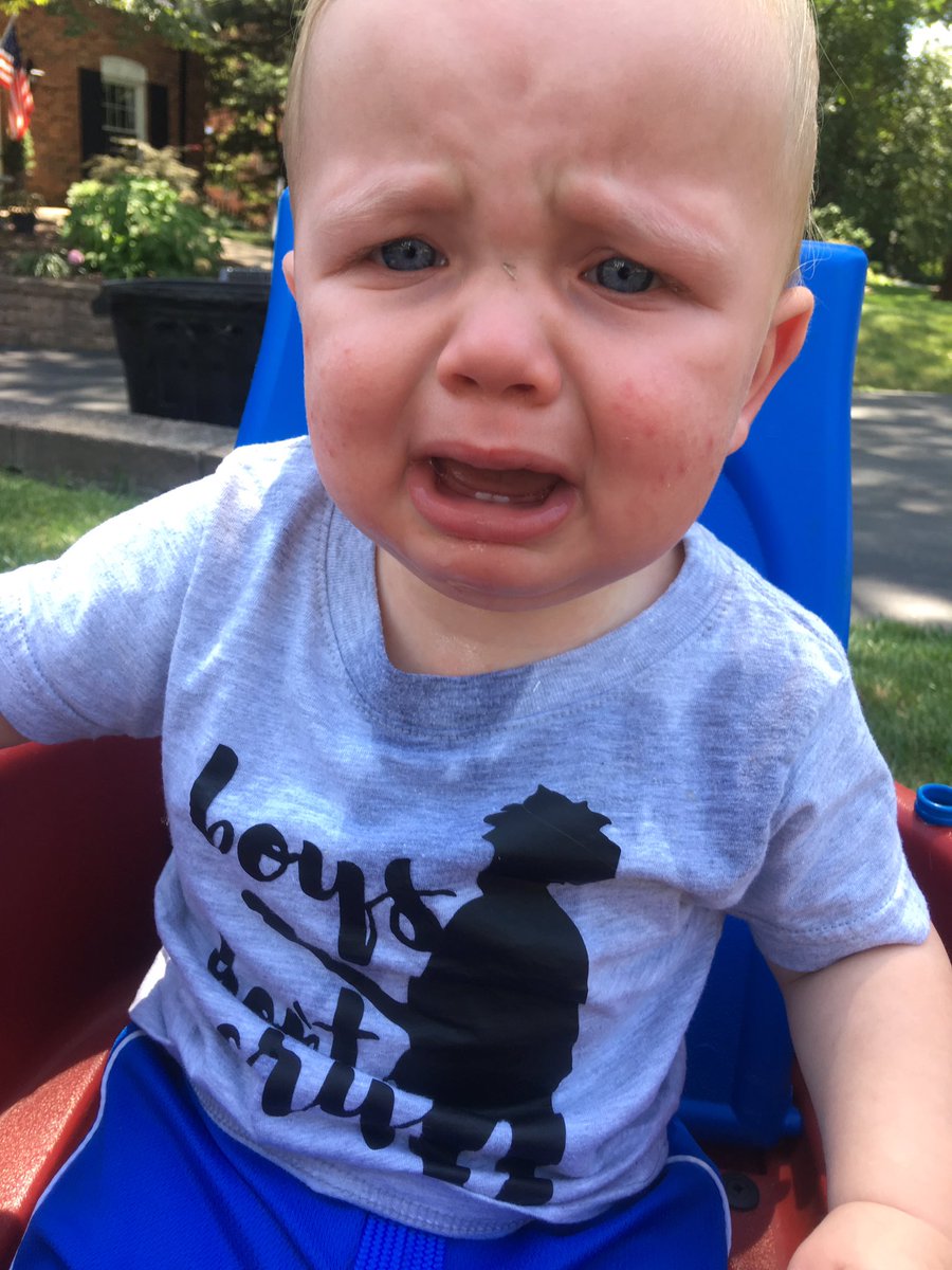 Boys don’t cry, except big guy today. <a href="/LolTolhurst/">Lol Tolhurst</a> <a href="/thecure/">The Cure</a>