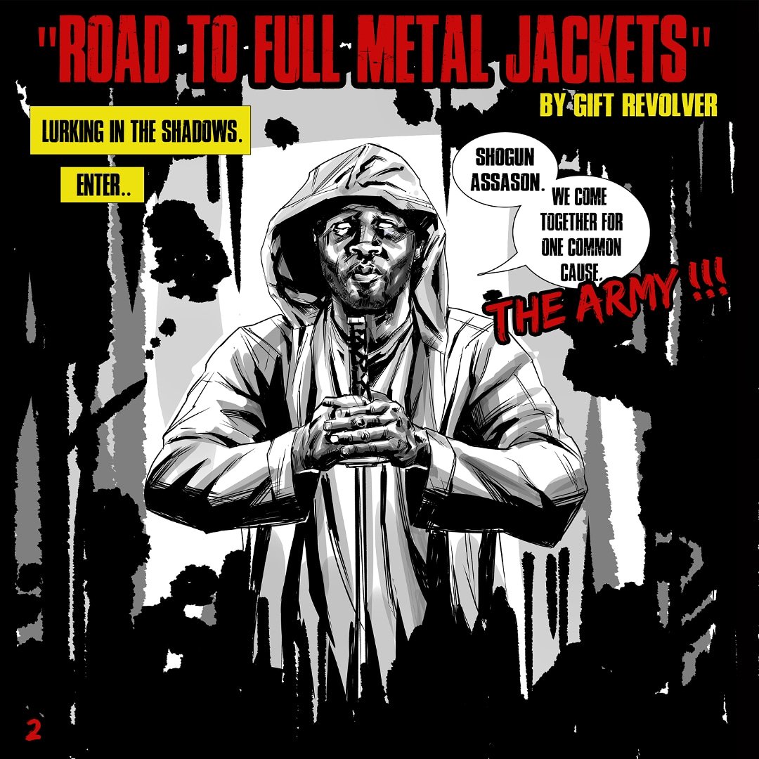 GIFTREVOLVER's tweet photo. "Road to full Metal Jackets" part.2
By Gift Revolver
KILLARMY
"Musical Terrorist" single pre order on tunes now!
follow π
@KILLARMY411
#killarmy #wutang #killabeez #thesagacontinues #9thprince #kinetic9 #islord #shogunassason #killasin #giftrevolver #GRlabcorp https://t.co/mVS9aO9y4C