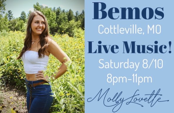 MollyLovette's tweet photo. Back at it! Hope to see you tonight! ✨ #livemusic #music #stl #bemos #country #countrymusic #stlevents https://t.co/8EDogStw9e