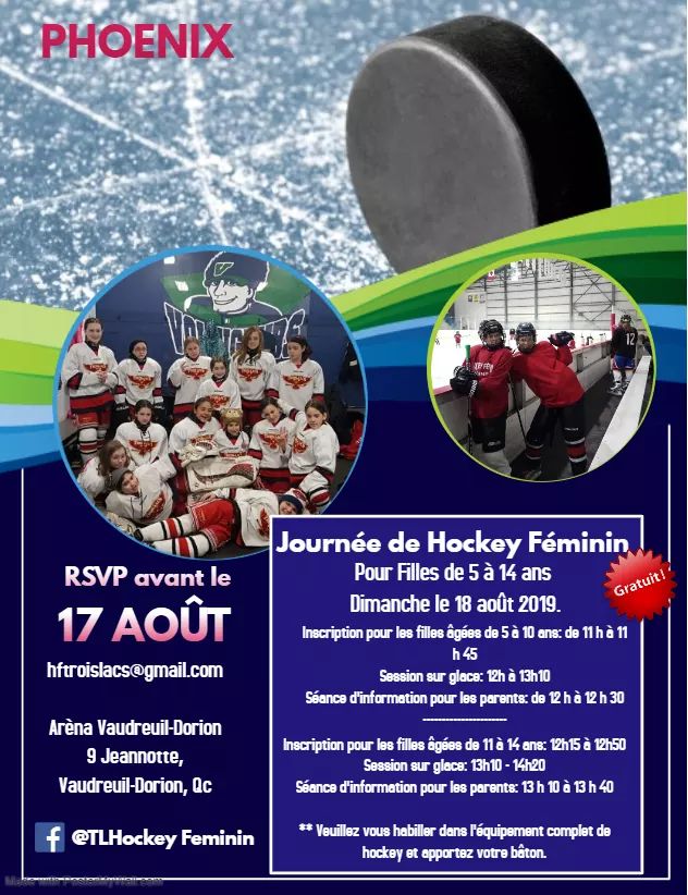 HFPhoenix1's tweet photo. Journee Hockey Feminin pour notre region le 18 aout. https://t.co/BJdaK35yoo