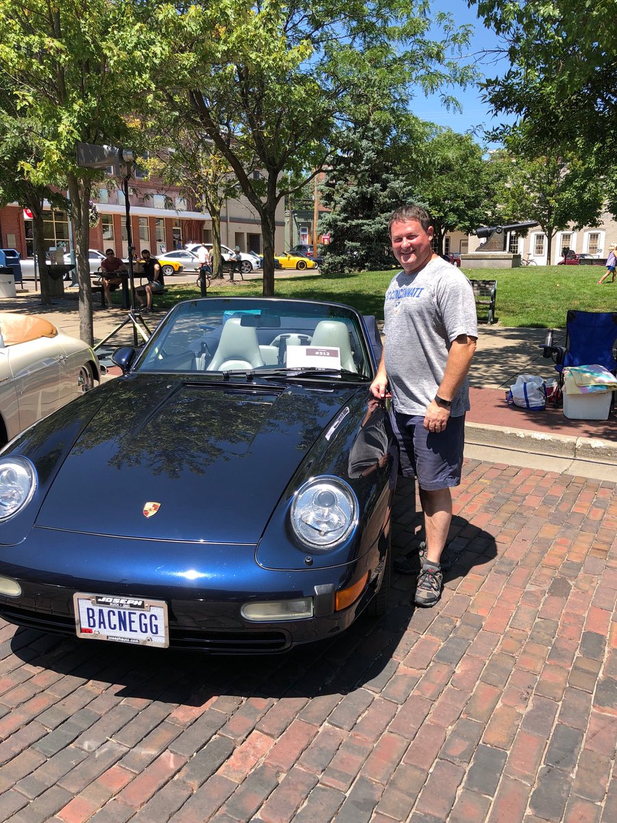 mspprez's tweet photo. MSP Associate Dan Frank with his 1995 Porsche 911 at the Red Brick Reunion in Oxford, Ohio! https://t.co/exO4JhKHgz
