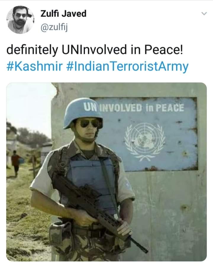 khadijach89's tweet photo. #KashmirWantsFreedom @UN https://t.co/mUae6jyfrZ