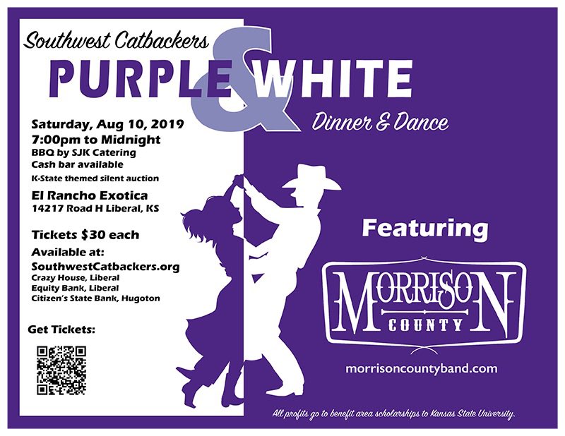 SWKSCatbackers's tweet photo. 🤠 TONIGHT! Still time to get tickets! Southwest Catbackers 🍖 BBQ Dinner Dance • 🍻Cash bar • 🎶Live music • 💃🕺🏼Dancing • K-State themed silent auction • 🎫 Get tickets: https://t.co/ZVu0SGkQER https://t.co/wQTQM8UkFe