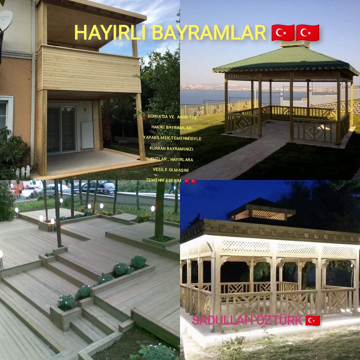 Dünya"da ve ahirette hakiki bayramları yapabilmek temennisiyle Kurban Bayramınızı kutlar, hayırlara vesile olmasını temenni ederim.