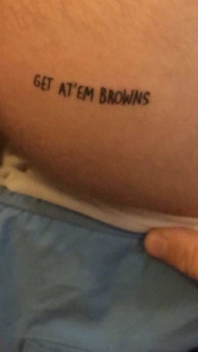 browners2001's tweet photo. Boom new Tattoo ladies what do you think https://t.co/FUZWvEktjO