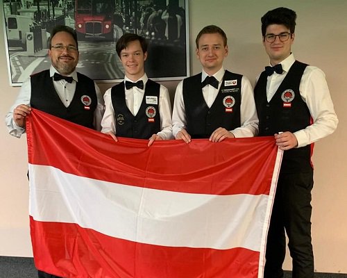 austriansnooker's tweet photo. 4-Länder-Vergleich in Nürnberg: Österreich liegt nach Tag 1 klar voran, Andreas #Ploner führt in der Einzelwertung, und Florian #Nüßle hat das High-Break (eine 112!) bis jetzt 🤩
Alle Infos: https://t.co/v6VynmhsD8
#147sf https://t.co/h57Gapdk8Q