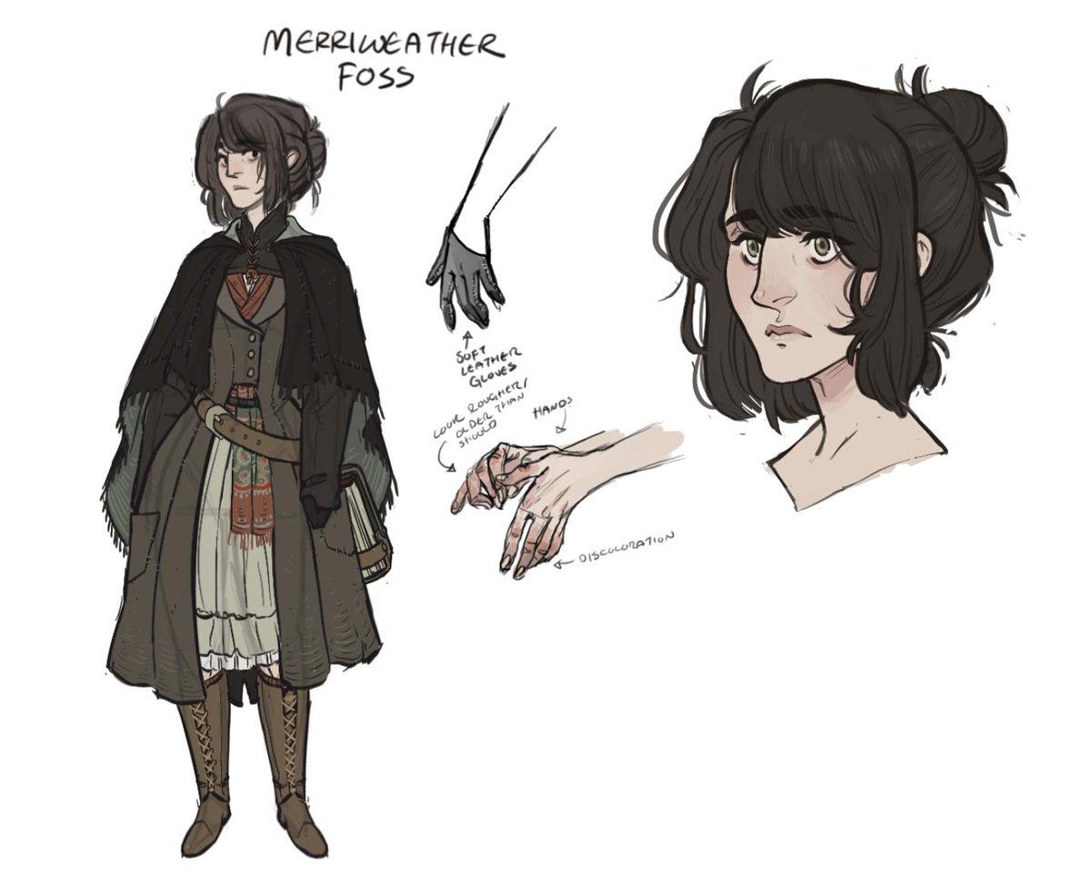 🕯️Wickwheat🕯️🌿 ~Artbook on Twitter: "I don't do these very often, since my recent redesign got so much attention, I'll give a go Merriweather Foss: LvL Warlock, Pact of