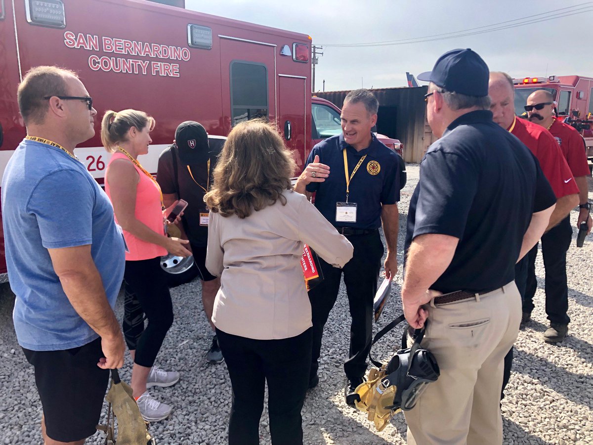 janieblume's tweet image. #RT @IAFFNewsDesk: RT @LimaDvp10IAFF: Honored to attend and kick off the #IAFF #FIREOPS and support the San Bernadino Co @SBCoFFLocal935 Firefighters who have the largest Fire District in the Nation. Great event showing over 35 elected officials what we …