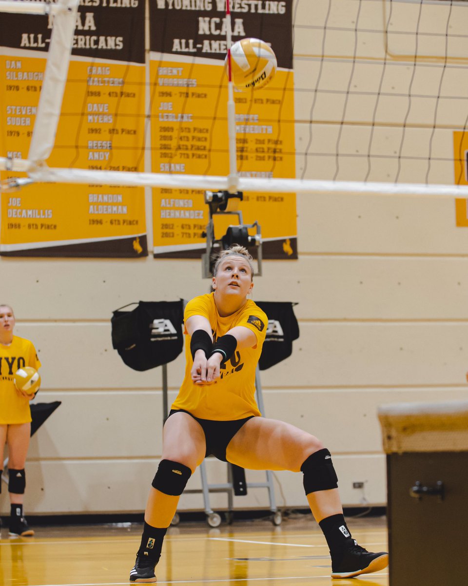WYO_Volleyball's tweet photo. Cowgirl volleyball is back 🤠😤 

📸 @Ty_J_Davis https://t.co/sYF51rfInB