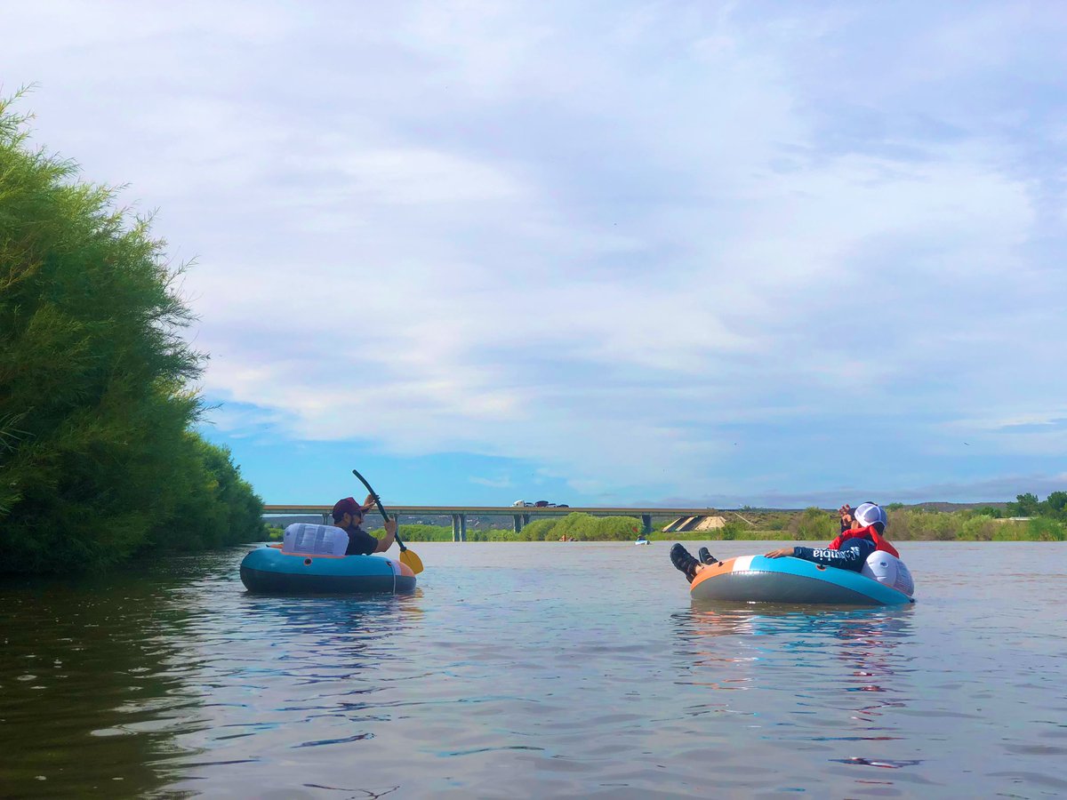 NuestraTierraNM's tweet photo. Gracias @benraylujan for joining us in Southern NM to raft the Rio Bravo and talk about the environment, climate change, public lands and the future of our Rio. We really appreciate it! #NuestraTierra #NuestroRio https://t.co/G4zWIA9gWF