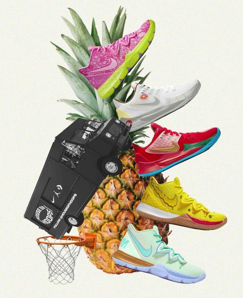 spongebob kyrie 5 footlocker