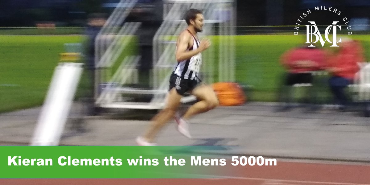 BritishMilers's tweet photo. Kieran Clements on his way to winning the mens 5000m in 14:05.64 from club mate Liam Dee 14:13.02 and Frank Baddick 14:14.02 https://t.co/3MEAi1uiaD