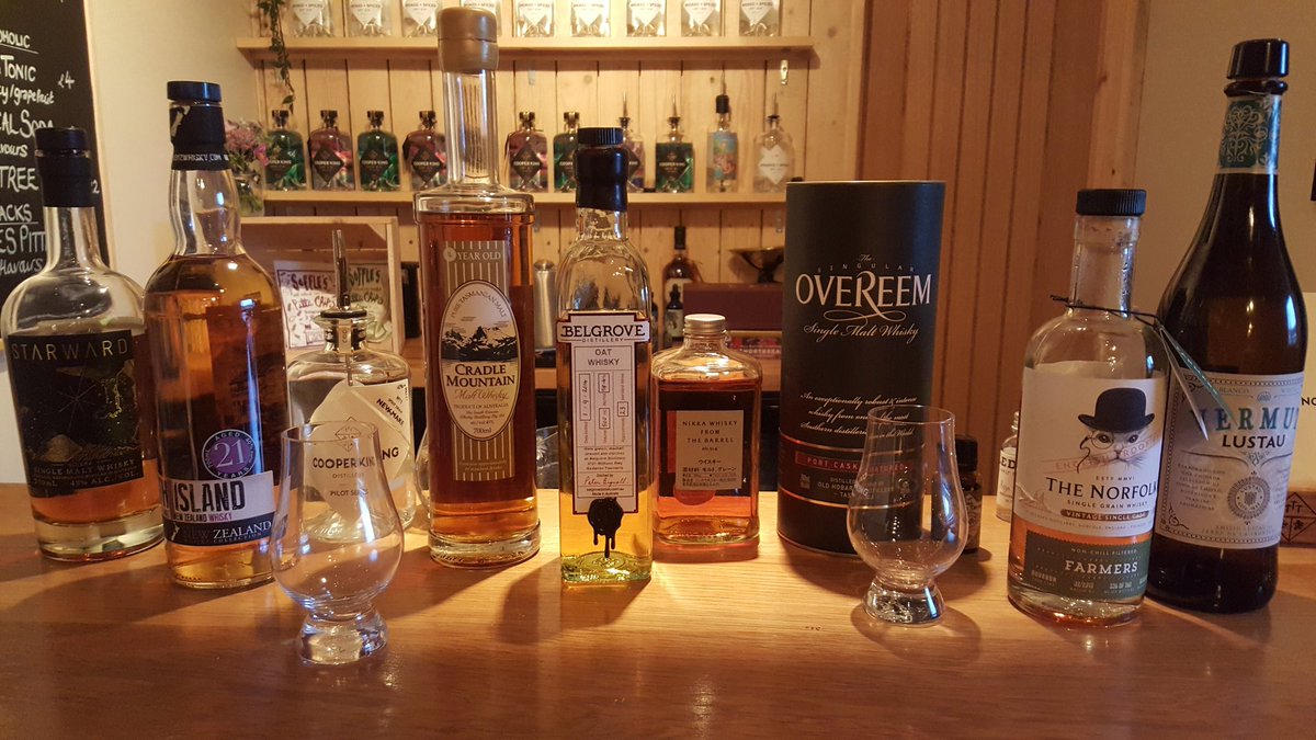 CKdistillery's tweet photo. There was a lot of love in the tasting room tonight as we welcomed @LEEDSWHISKY on their annual #whiskycrawl! We cracked open some quirky rare drams and were presented with a box of "homework" which we're eager to sample - thanks you awesome rabble! https://t.co/pCfz4Kc0NV