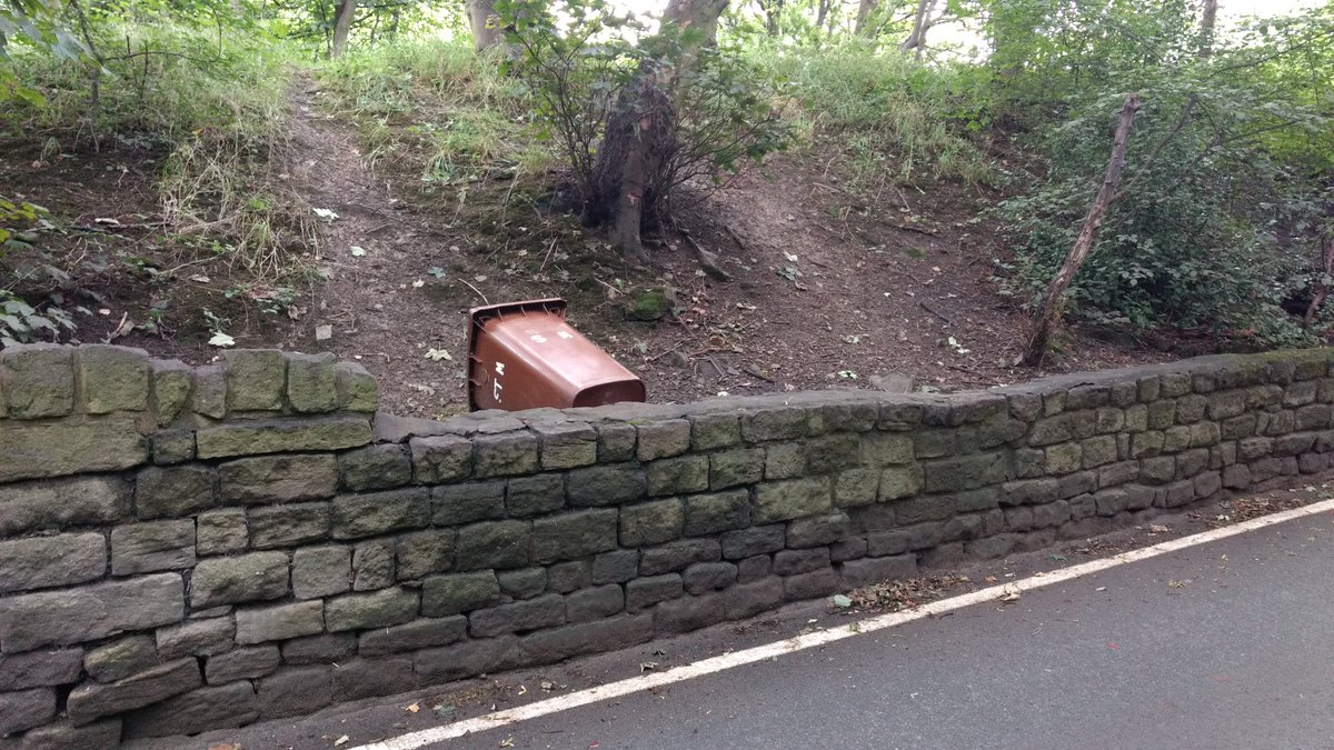 ParishBramley's tweet photo. Had an adventure today locating the lost church wheelie bin. Thanks go out to the writer of the anonymous tip-off. It's back now safe and sound https://t.co/WRof4plqnC