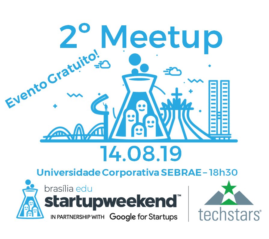 Na próxima quarta-feira (14/08), de 18h30 até 20h30, na Universidade Corporativa Sebrae acontecerá o 2º Meetup Techstars Startup Weekend Brasília Educação! Evento gratuito com vagas limitadas!

Inscrições aqui: swbsbedu.typeform.com/to/bFPG19

#swbsbedu #sw #bsb #startupweekend
