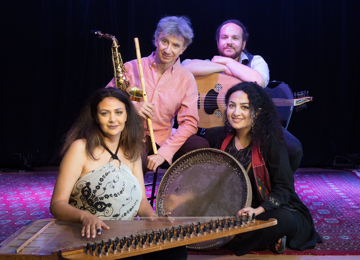 SPEAKMusicPR's tweet photo. Don't forget to TUNE IN to @CBCBigCity NOW 5-6 pm as host @ErrolNazareth spins music from #AlQahwa new album #CairoMoon. They'll be @HughsRoomLive TONIGHT @ 8:30 pm @HowardDruckman https://t.co/WoDNY5wkR0
