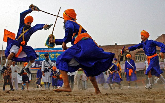 valour of sikh is known all over. few such Indian martial arts too are alive due their tradition of training in these martial arts. Khatka- talwar, lathi etc were used. Annual festivals & competitions are held-thus promote these arts