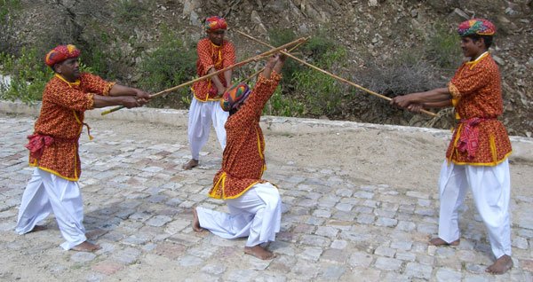 lathi as i shared earlier is famous all over India, bamboo or lathi available easily thus was used as self defence also later incorporated as Indian martial art. regional form of training too started due to patronage by land lords as their instrument of enforcement of authority.