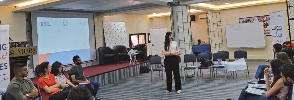 miramkanna's tweet photo. Another interesting cascade of this year's @YoungMedVoices program in #Lebanon, within @mubslebanon hub, for @harakatamal and @TeachForLebanon youth clubs.
So excited for the upcoming stages ๐ช๐ป
@lbBritish @AnnaLindh
#Debatetoaction #youngmedvoices #ymvlebanon2019 https://t.co/yrjDaFaZER