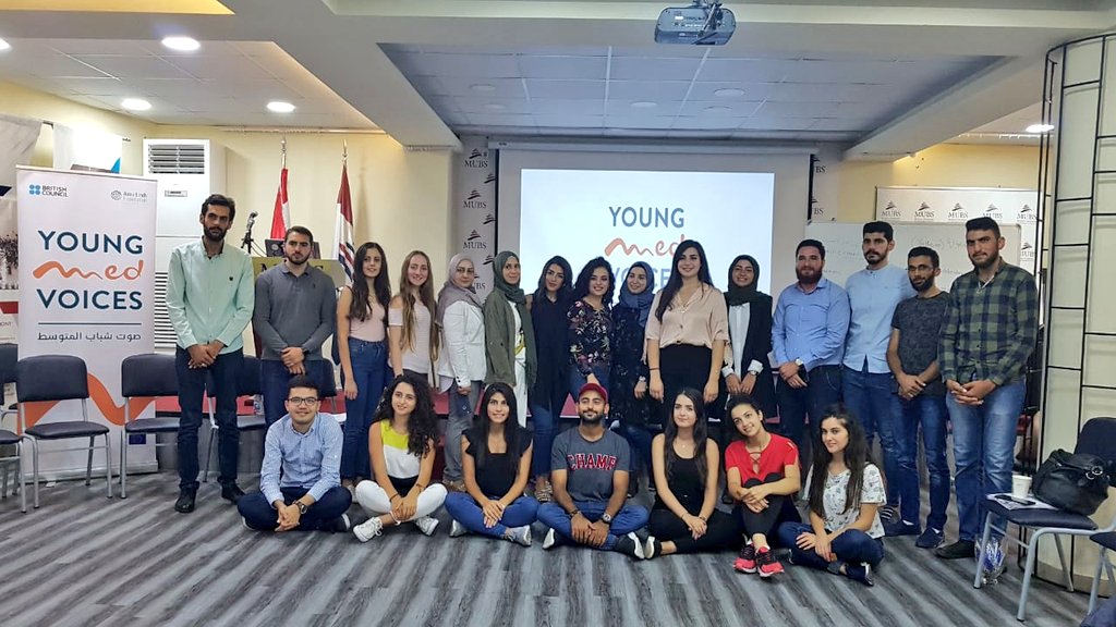 miramkanna's tweet photo. Another interesting cascade of this year's @YoungMedVoices program in #Lebanon, within @mubslebanon hub, for @harakatamal and @TeachForLebanon youth clubs.
So excited for the upcoming stages ๐ช๐ป
@lbBritish @AnnaLindh
#Debatetoaction #youngmedvoices #ymvlebanon2019 https://t.co/yrjDaFaZER