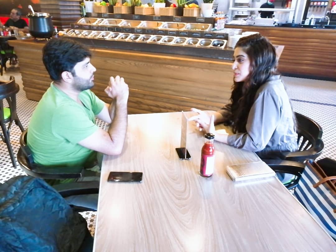 MediaSpringPk's tweet photo. In conversation with...
Snapshots from the meetup of  @Mussanaf with #muneezaymoeen.
 #AmazingAzlan recentky started working on his new short story, is #MuneezayMoeen part of it?
Or was it an in interview?
Keep following this space to find out!!! https://t.co/1CYLV6sZyL