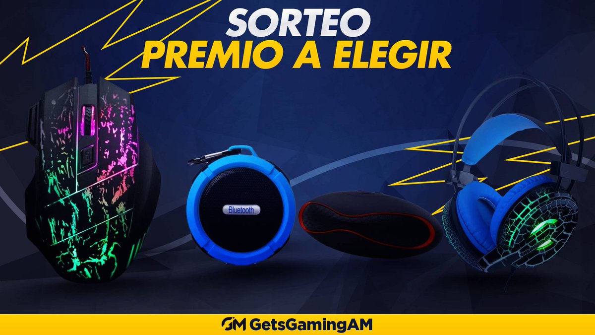 GetsGamingAM's tweet photo. #Sorteazo de Premio a Elegir 😱🎁
Solo tenéis que Cumplir 2 requisitos para participae. 😎
Envío Internacional 🌐
Finaliza el 11/08 ⏳
¡Mucha suerte a tod@s!🍀
Enlace: https://t.co/yr2eLeXOCr https://t.co/3H3qo0bz8k