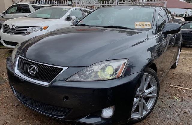 CarDealerBot's tweet photo. ** AMERICAN USED 2007 LEXUS IS250 **

Type: Lexus IS (2007)
Location: 📌 Ikeja, Lagos
Price: ₦3,150,000 (Negotiable)
Transmission: Automatic
Condition: Tokunbo/Foreign Used
Mileage: 70,000 km
Dealer: @BuyLagos_
Link: https://t.co/JbmDu0Px1O . https://t.co/NVKQ9R9Mlv