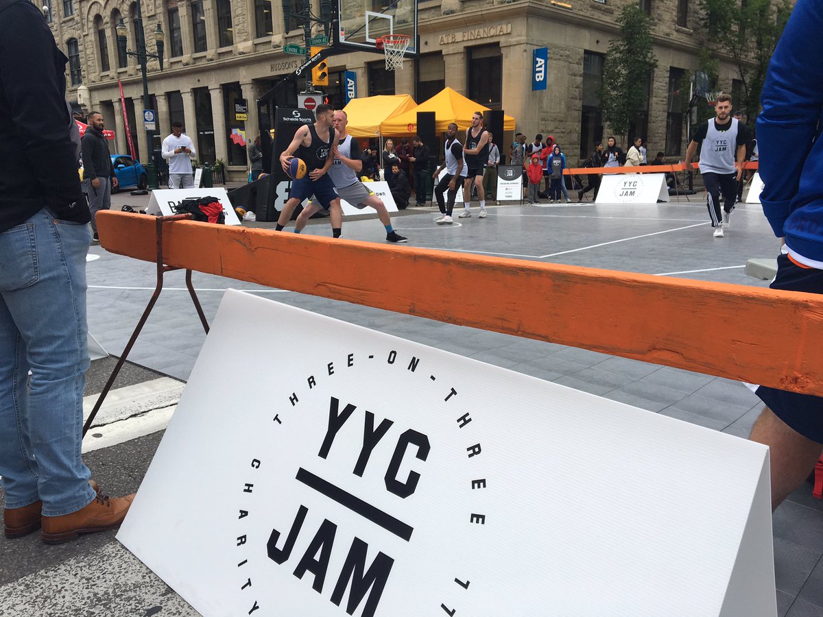 LaurenPullen's tweet photo. So much fun down here at #yycjam! #nothingbutnet #nailedit https://t.co/qmuVnwqAa3
