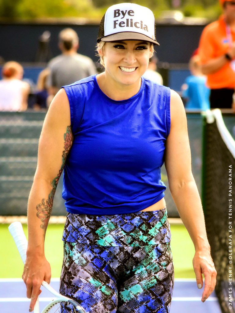 Bye Felicia, but hello @matteksands 😃 #GameSetMattek #CincyTennis