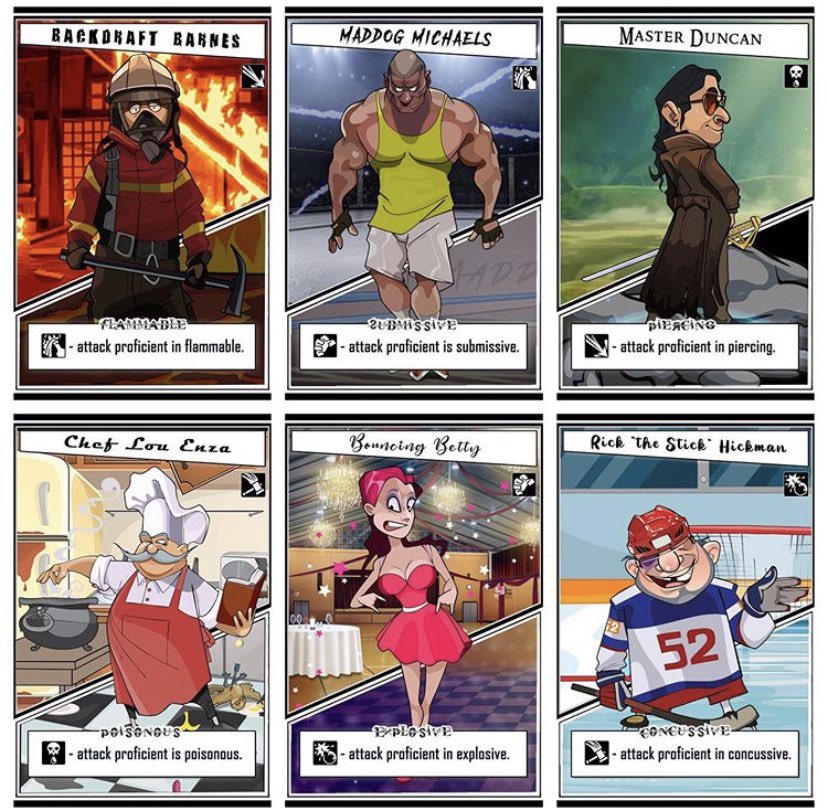 LamentStudios's tweet photo. The level 2 - Proficiency Character cards are done today. Next step are the last level 1 characters then off to item, building cards and rules. 
#alamentodyssey #cardgames #inerdia #t2ash #thetrashygamer #kickstarter #gamedevelopment #tabletop #boardgames https://t.co/6ZvKgWFPAo