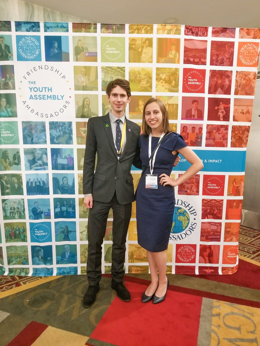 AlexandriaV2005's tweet photo. Thank you for having me @YouthAssembly, I was honored to be a part of the #FriendshipGeneration today! @XanNorthcott @andrwmacdonald @FriendshipAmbas #TheYouthAssembly #YA24 https://t.co/Nkjbnx2QkK