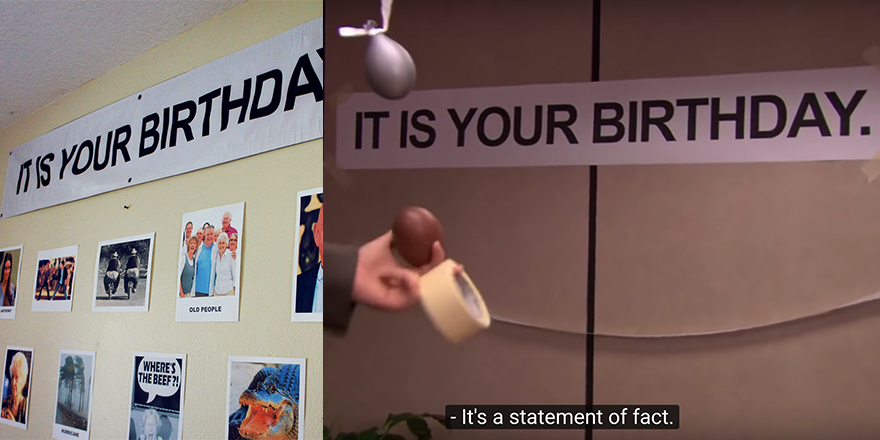 rileyisokay's tweet photo. @theofficenbc @parksandrecnbc Some comparisons. #NerdyThirty https://t.co/UmzxXFxdjG