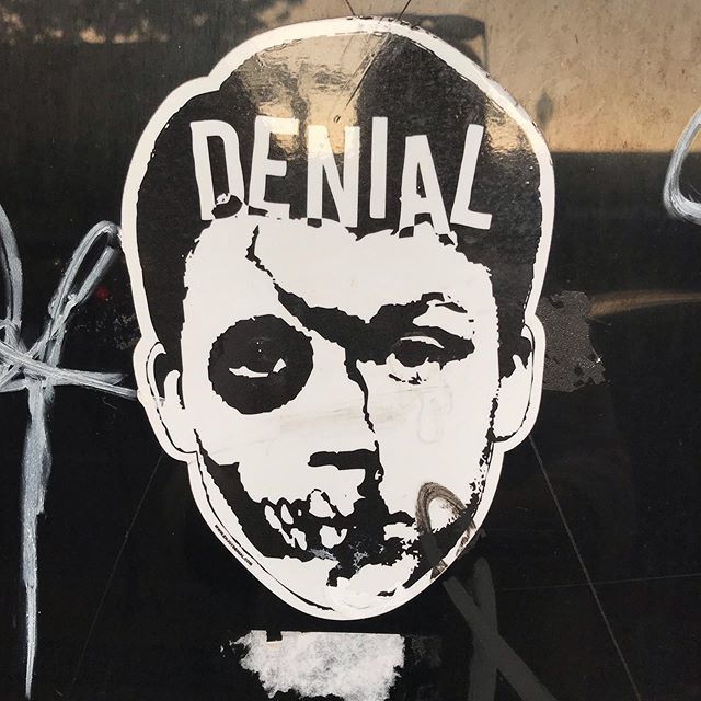 Denial .
.
.
#streetart  #stickerart ift.tt/2ZRpfbv